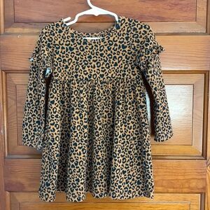 Girls cheetah print dress